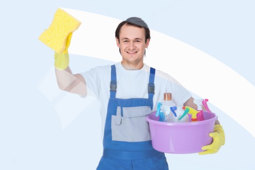 Local W5 cleaners maintaining a clean office workspace